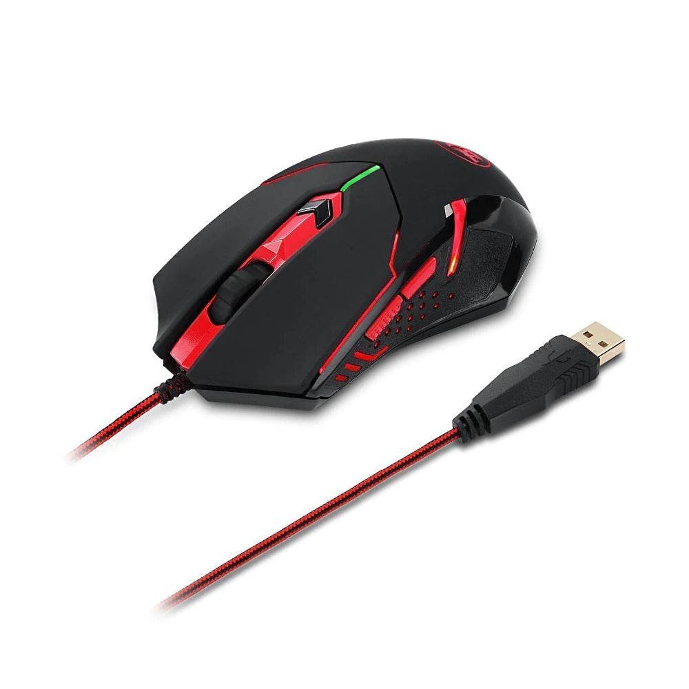 Redragon M601 CENTROPHORUS 3200 DPI Wired Gaming Mouse Ergonomic Design For Computers - Al-Raheem Imports