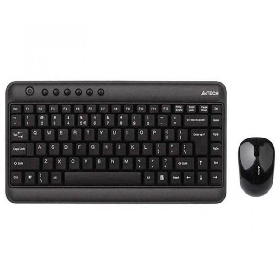 A4TECH 3300N Mini Wireless Keyboard & Mouse Combo Set - Al-Raheem Imports