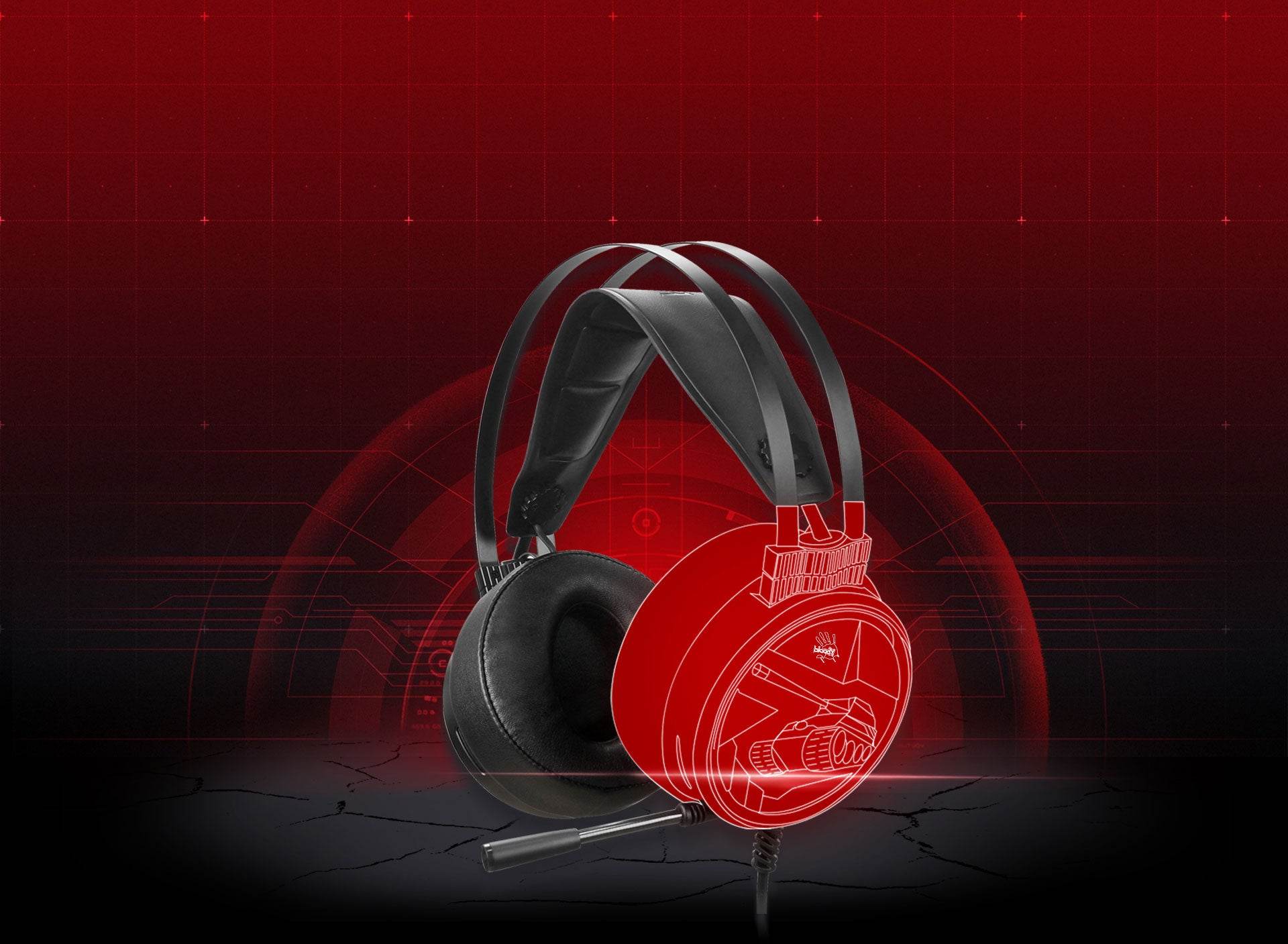 Bloody G650s 7.1 Surround High-End USB Gaming Headset - Al-Raheem Imports