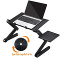 Laptop Stand With Adjustable Folding Ergonomic Design Notebook Desk For Home And Office - Al-Raheem Imports