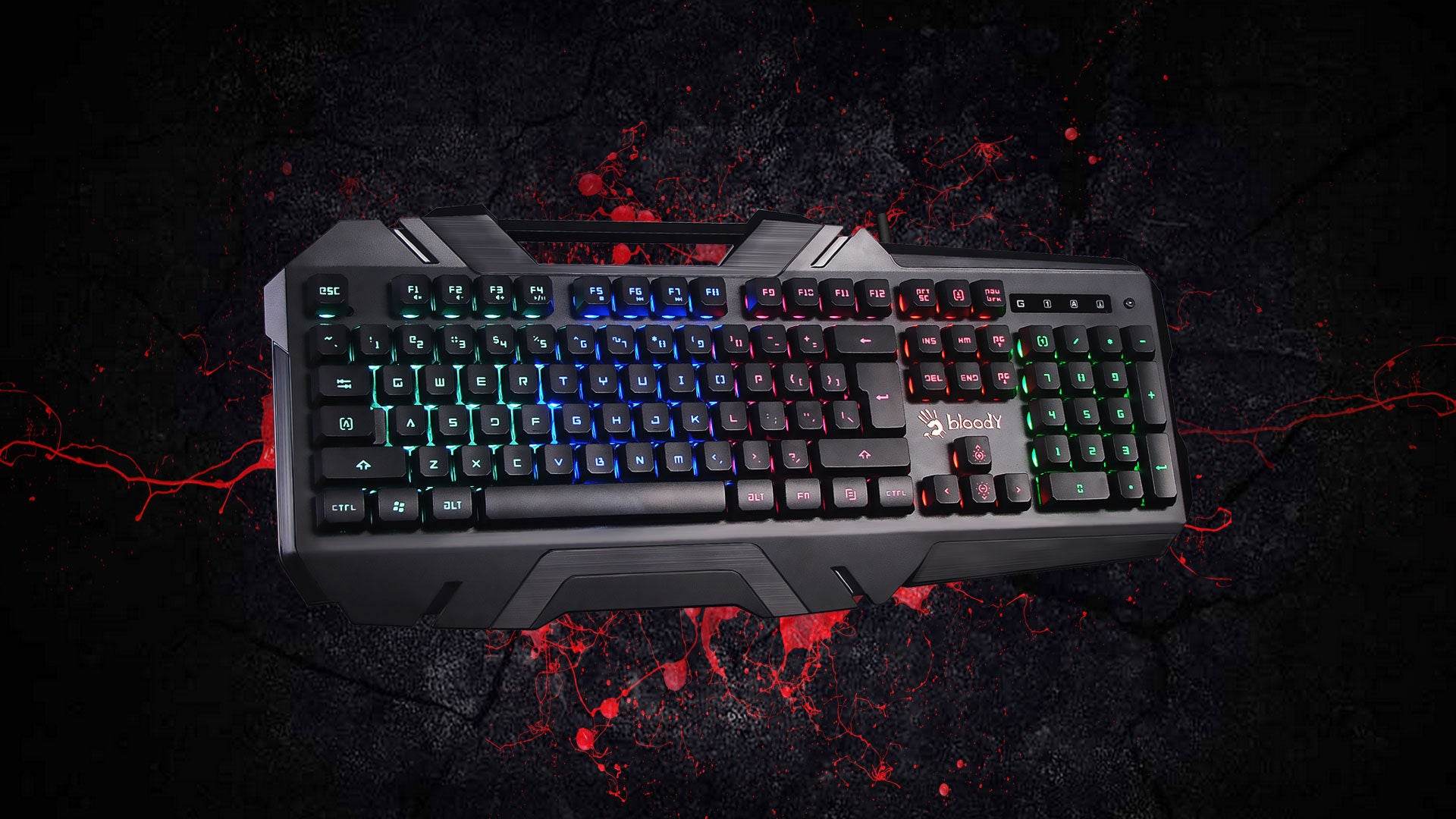 A4tech Bloody B150N Illuminate RGB Gaming Keyboard - Al-Raheem Imports
