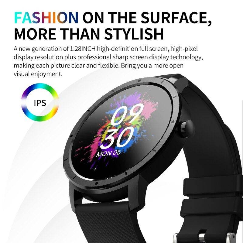 Fitness Watch HW21 IP68 Waterproof Bluetooth Smart Watch Men Women Heart Rate Monitor - Al-Raheem Imports