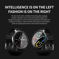 Fitness Watch HW21 IP68 Waterproof Bluetooth Smart Watch Men Women Heart Rate Monitor - Al-Raheem Imports