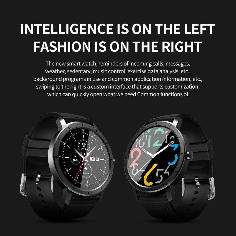 Fitness Watch HW21 IP68 Waterproof Bluetooth Smart Watch Men Women Heart Rate Monitor - Al-Raheem Imports