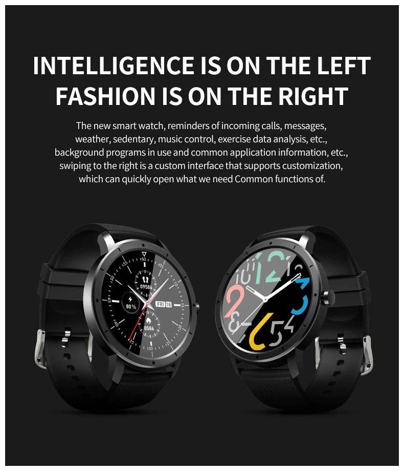 Fitness Watch HW21 IP68 Waterproof Bluetooth Smart Watch Men Women Heart Rate Monitor - Al-Raheem Imports