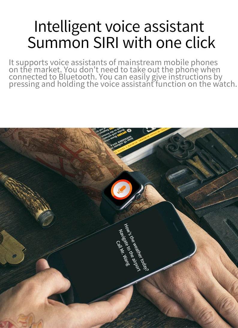 HW22 IWO 13 PRO Smart Watch Women Men Series 6 Heart Rate Smartwatch - Al-Raheem Imports