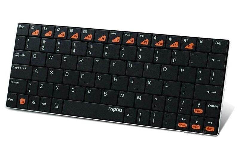 Rapoo E6500 Portable Mini Ultra Thin Wireless Keyboard Bluetooth 3.0 Keyboard - Al-Raheem Imports