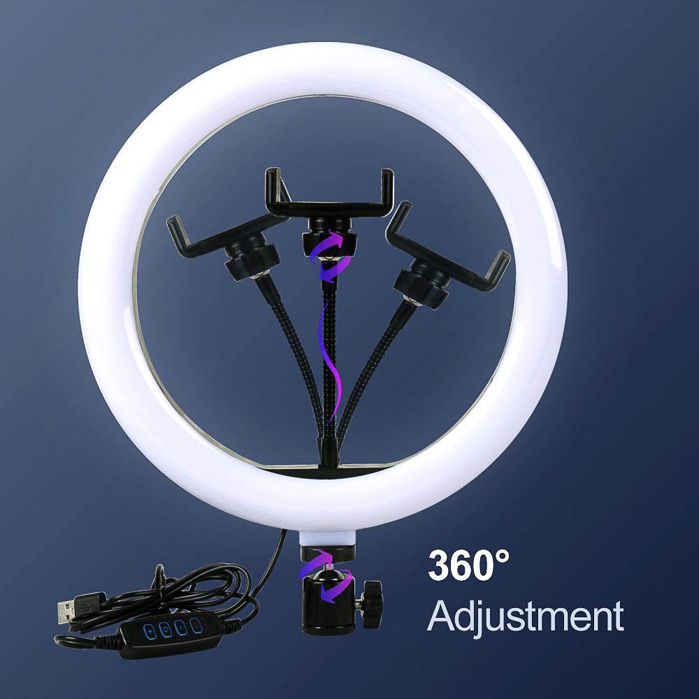 33CM Photography Lighting Phone Ring Light Led Remote Ring Lamp With Phone Holder - Al-Raheem Imports