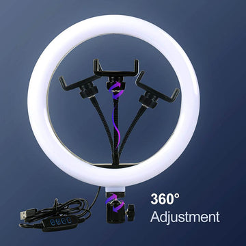 33CM Photography Lighting Phone Ring Light Led Remote Ring Lamp With Phone Holder - Al-Raheem Imports