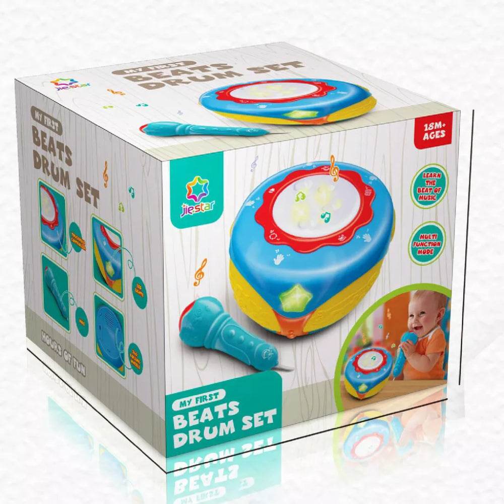 Hand Beat Drum Toy 6 Mix Colors Musical Playset for Kids - Al-Raheem Imports