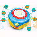 Hand Beat Drum Toy 6 Mix Colors Musical Playset for Kids - Al-Raheem Imports