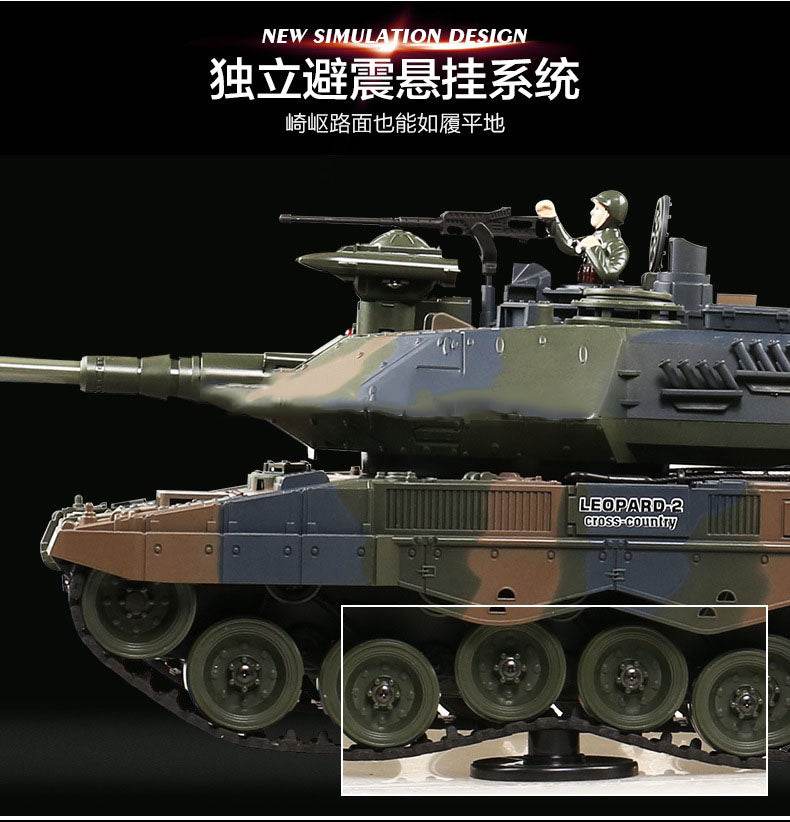 RC War Tank Smoke, Water & Ball Shooting Features 2.4G 1:18 - Al-Raheem Imports