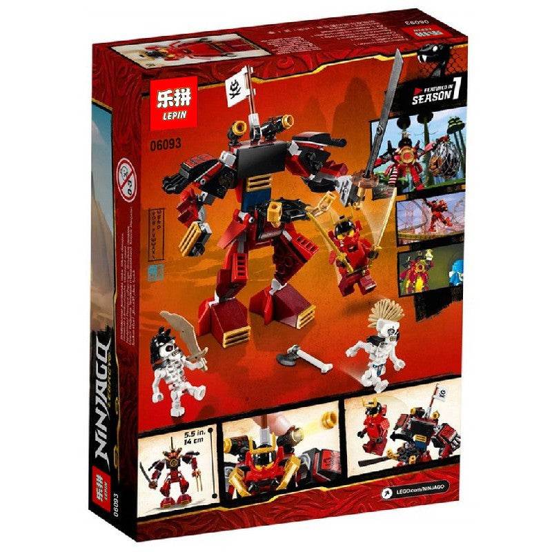 173Pcs LEPIN Ninja Saga Samurai Mech Blocks Superhero Building Set - Al-Raheem Imports