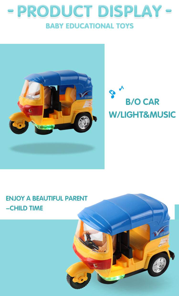 Kids Electric Tricycle Toy with Light & Music ABS Plastic - Al-Raheem Imports