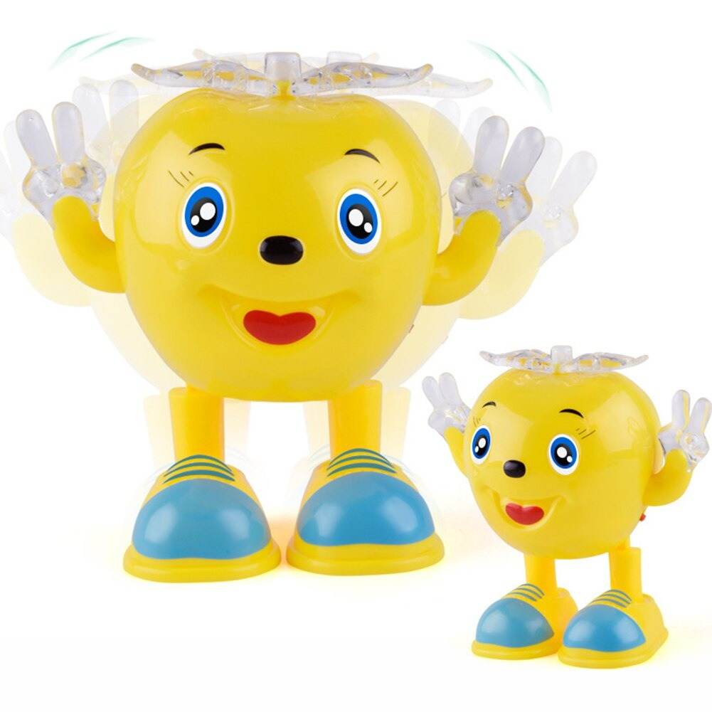Electric Dancing Apple Baby Toy with Music & Lights Battery Operated - Al-Raheem Imports
