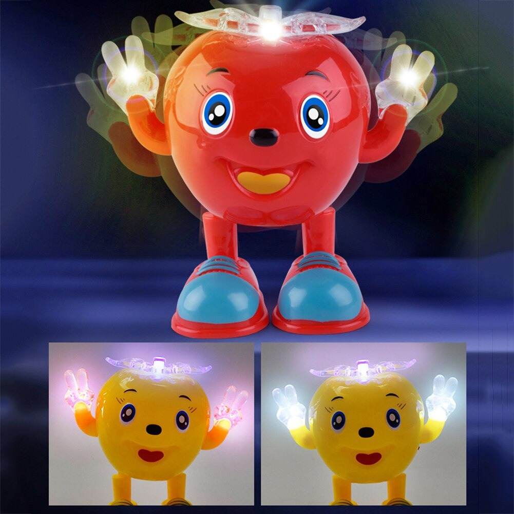 Electric Dancing Apple Baby Toy with Music & Lights Battery Operated - Al-Raheem Imports