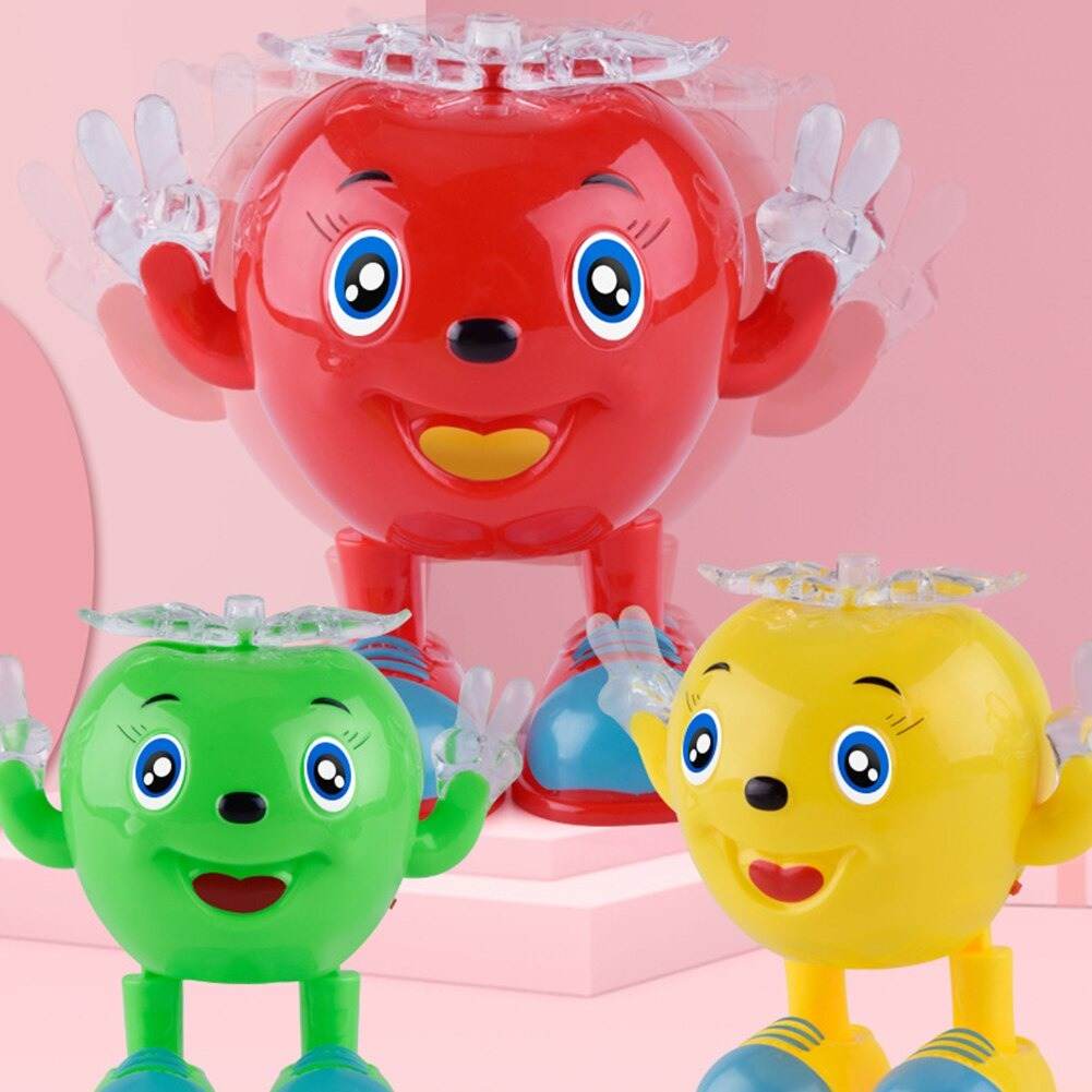 Electric Dancing Apple Baby Toy with Music & Lights Battery Operated - Al-Raheem Imports