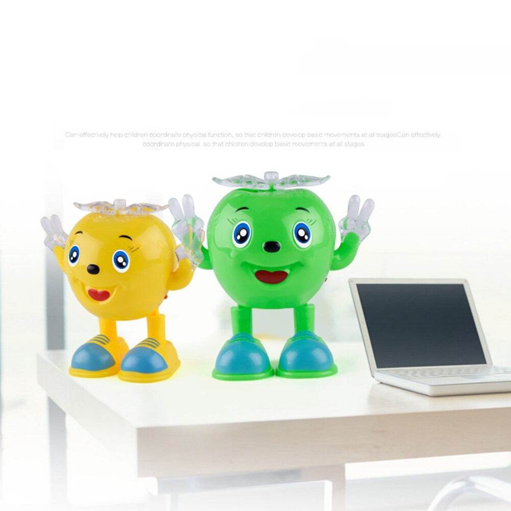 Electric Dancing Apple Baby Toy with Music & Lights Battery Operated - Al-Raheem Imports