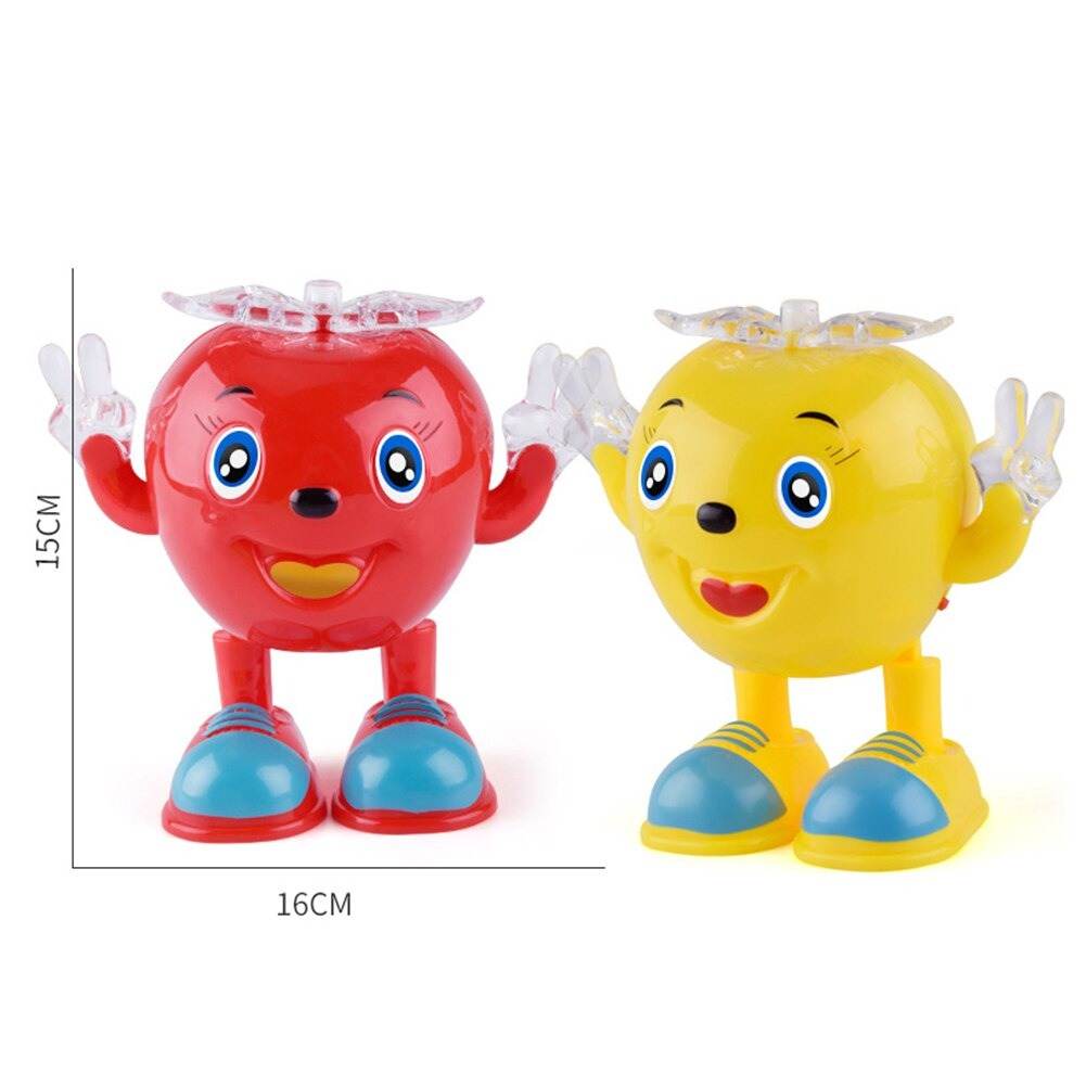 Electric Dancing Apple Baby Toy with Music & Lights Battery Operated - Al-Raheem Imports