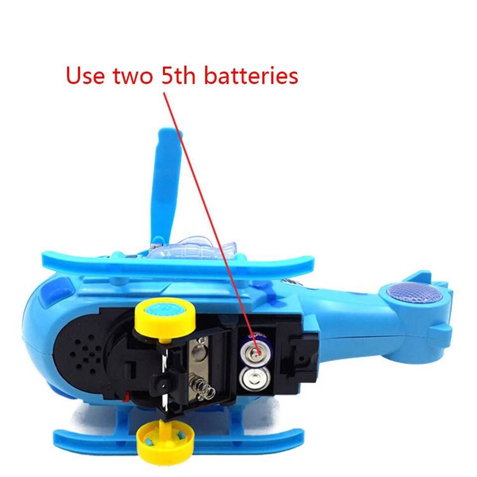 Electric Fighter Helicopter Toy with Music & Rotating Wings Kids 3+ - Al-Raheem Imports