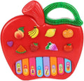 Apple Piano Learning Toy with Lights & Sounds 3D Musical Kids Playset - Al-Raheem Imports