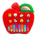 Apple Piano Learning Toy with Lights & Sounds 3D Musical Kids Playset - Al-Raheem Imports