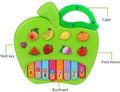 Apple Piano Learning Toy with Lights & Sounds 3D Musical Kids Playset - Al-Raheem Imports