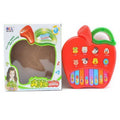 Apple Piano Learning Toy with Lights & Sounds 3D Musical Kids Playset - Al-Raheem Imports