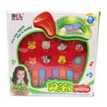Apple Piano Learning Toy with Lights & Sounds 3D Musical Kids Playset - Al-Raheem Imports