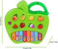 Apple Piano Learning Toy with Lights & Sounds 3D Musical Kids Playset - Al-Raheem Imports