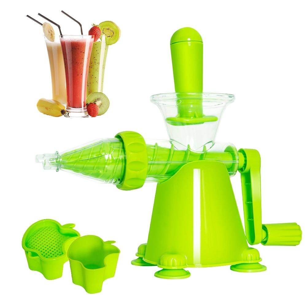 Manual Hand Juicer Fruit Vegetable Extractor Portable Kitchen Tool with Base Multi Function Juice Maker - Al-Raheem Imports
