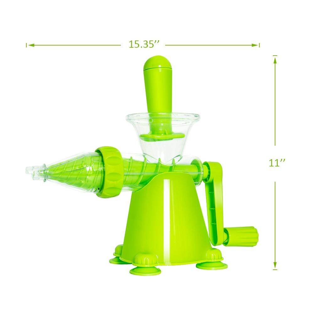 Manual Hand Juicer Fruit Vegetable Extractor Portable Kitchen Tool with Base Multi Function Juice Maker - Al-Raheem Imports