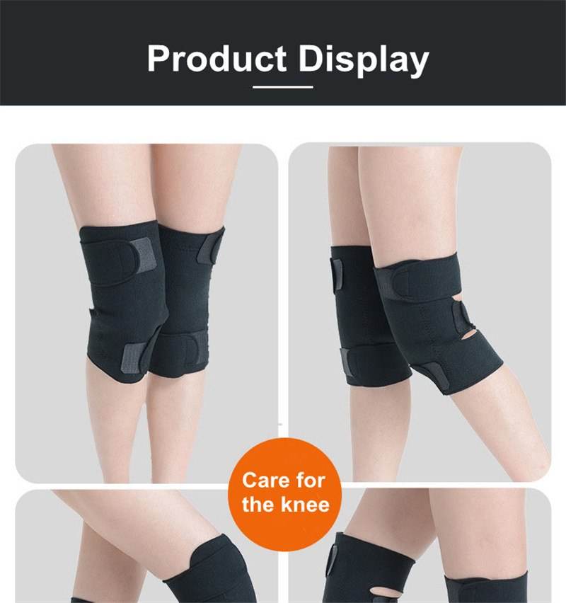 Magnetic Self Heating Knee Pads Support Brace Pain Relief 2 Pcs - Al-Raheem Imports