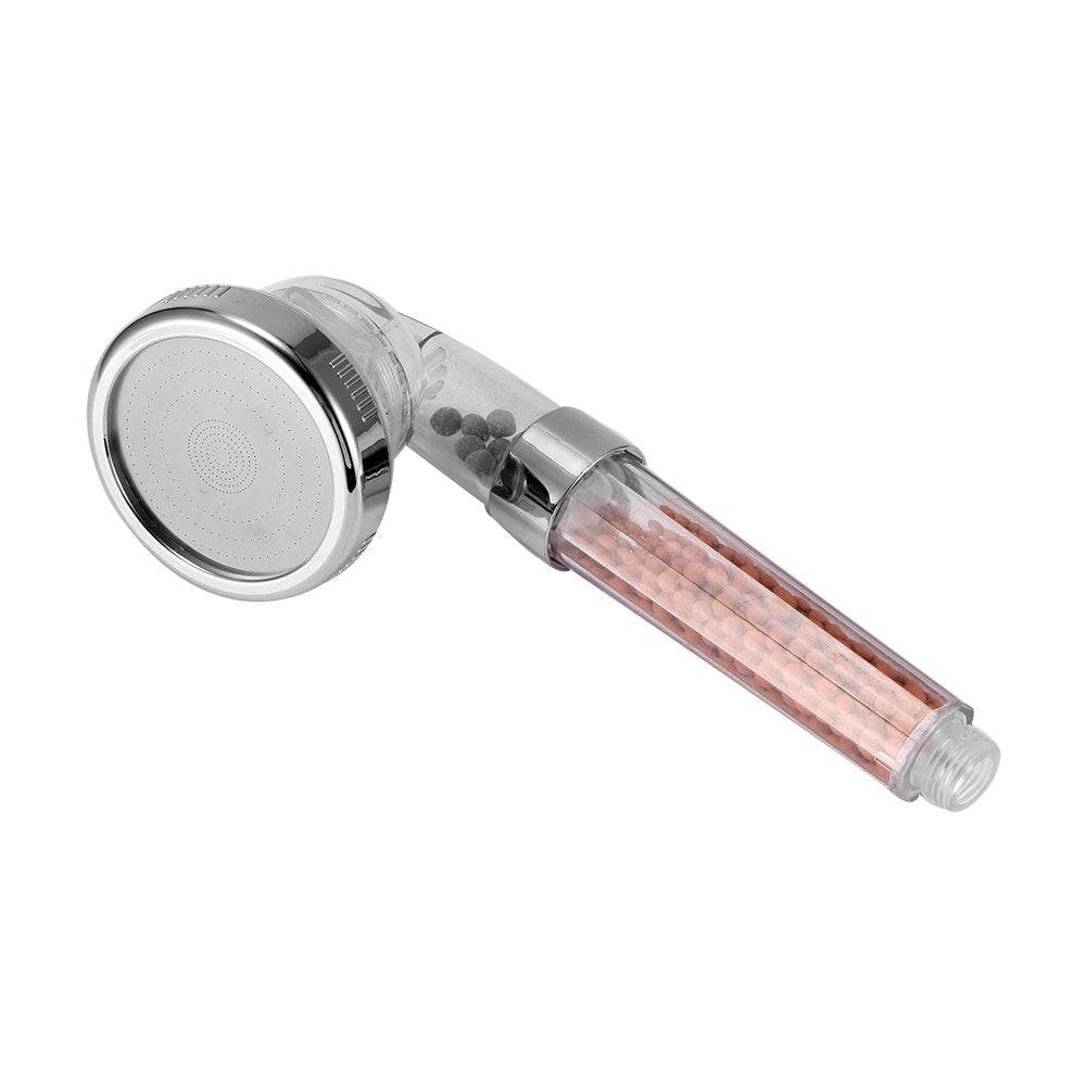 Adjustable Handheld Shower Head Negative Ion Ceramic Balls Water Filter 3 Spray Pattern - Al-Raheem Imports