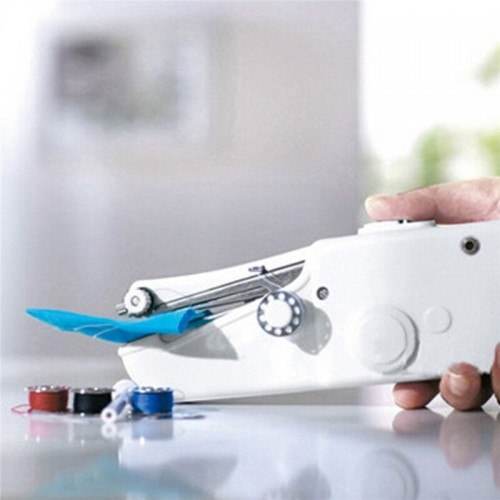 Electric Handheld Mini Sewing Machine Portable Stitch DIY Clothes Repair Tool - Al-Raheem Imports