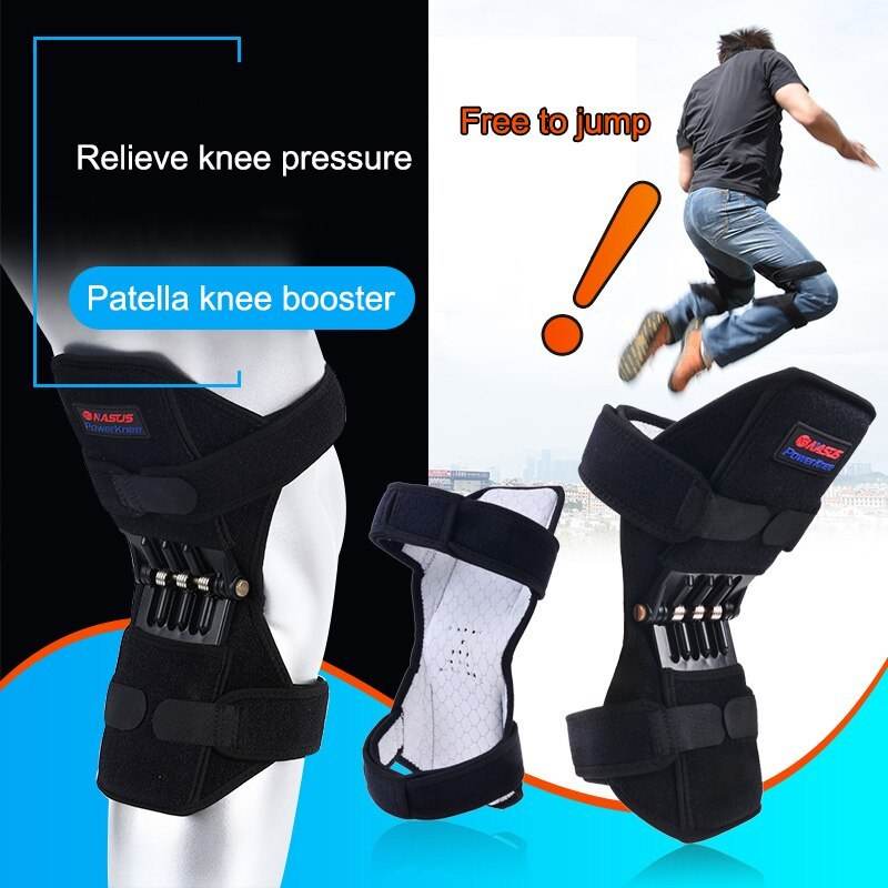 Patella Booster Spring Knee Brace Support for Mountaineering Sports 1 Pair - Al-Raheem Imports