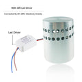 LED Wall Light Spiral Effect RGB Color Changing 3W Modern Decoration with Controller - Al-Raheem Imports