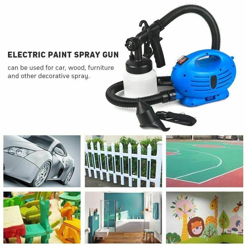 Paint Zoom Portable Electric Spray Paint Machine Airbrush Compressor with 800ml Cup - Al-Raheem Imports