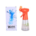 Creative Personal Misting Fan Handheld Cooling Fan with Spray Water Bottle Portable - Al-Raheem Imports