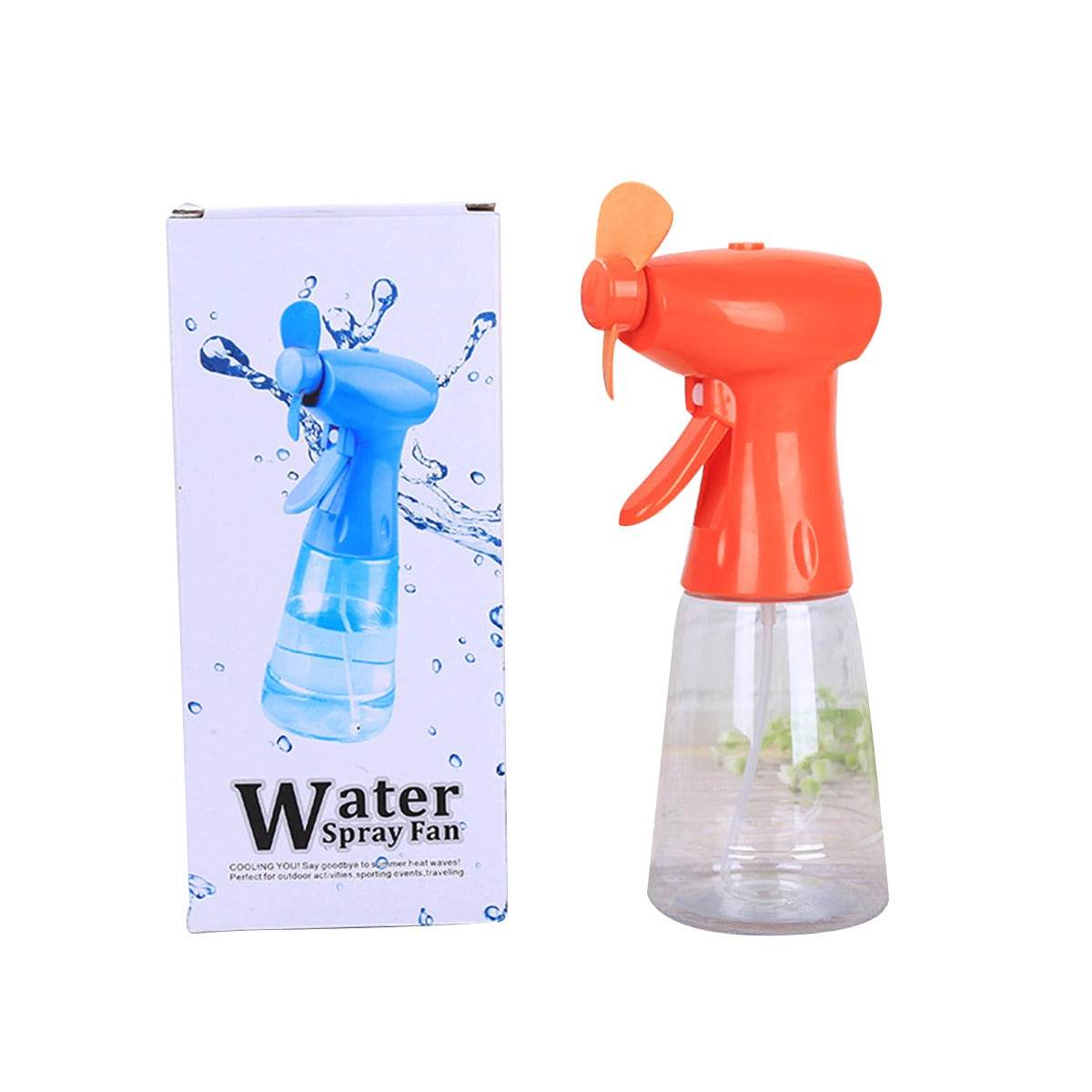 Creative Personal Misting Fan Handheld Cooling Fan with Spray Water Bottle Portable - Al-Raheem Imports
