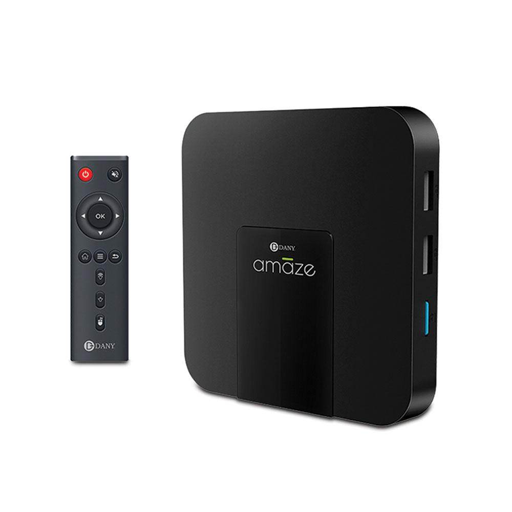 Amaze AX-50 4K Android TV Box Quad Core Android 7.1 2GB RAM 16GB Smart TV Box - Al-Raheem Imports