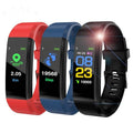 115HR PLUS Smart Bracelet Sport Heart Rate Fitness Tracker Wristband iOS Android Waterproof - Al-Raheem Imports