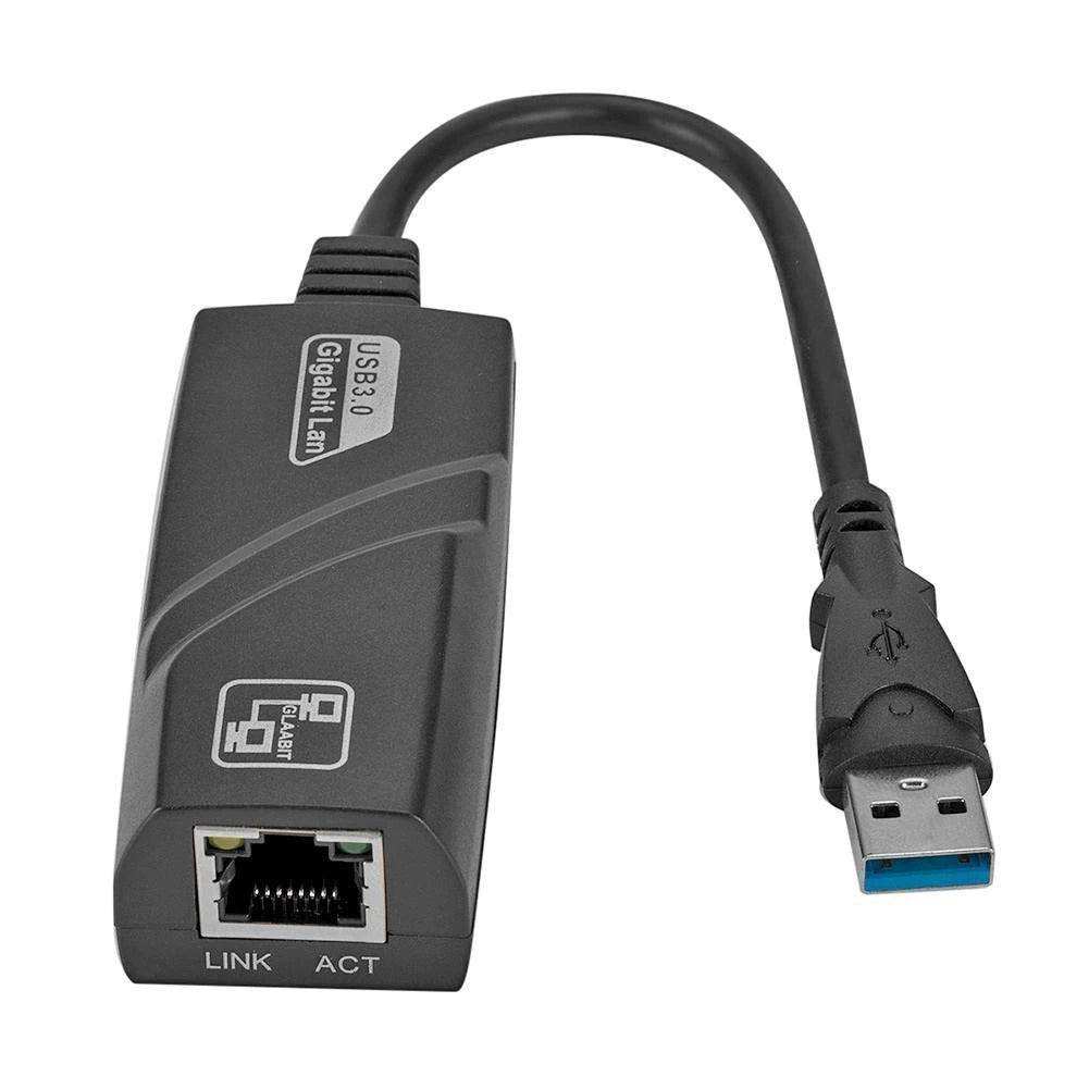 USB 3.0 Gigabit Ethernet Network Adapter RJ45 LAN Wired Card 1000Mbps - Al-Raheem Imports