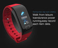 F1 Plus Smart Band Blood Pressure Monitor Waterproof Color Screen Sports Bracelet - Al-Raheem Imports