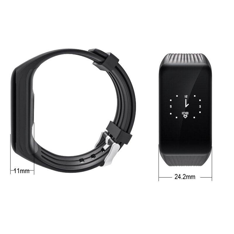 K1 Smart Bracelet Real Time Heart Rate Monitor Waterproof Watch IP67 Fitness Tracker - Al-Raheem Imports