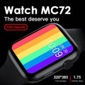 MC72 Pro Series 6 Smart Watch Bluetooth Call Body Temperature ECG Blood Pressure Heart Rate Monitor - Al-Raheem Imports