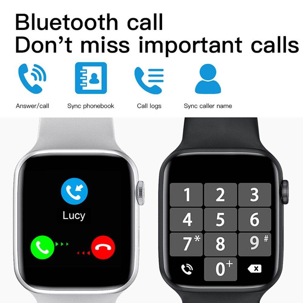 MC72 Pro Series 6 Smart Watch Bluetooth Call Body Temperature ECG Blood Pressure Heart Rate Monitor - Al-Raheem Imports