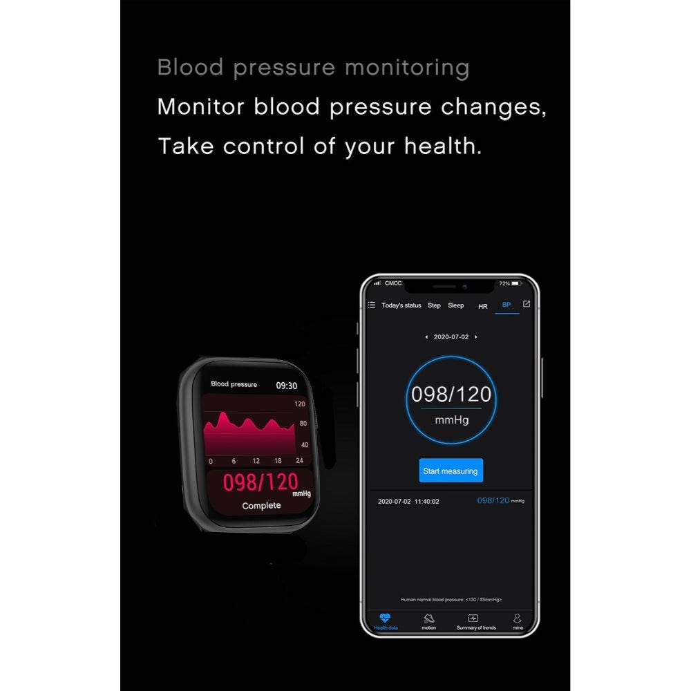 FK99 Series 6 Wireless Charging 44MM Heart Rate BP Monitor Bluetooth Call Smartwatch - Al-Raheem Imports