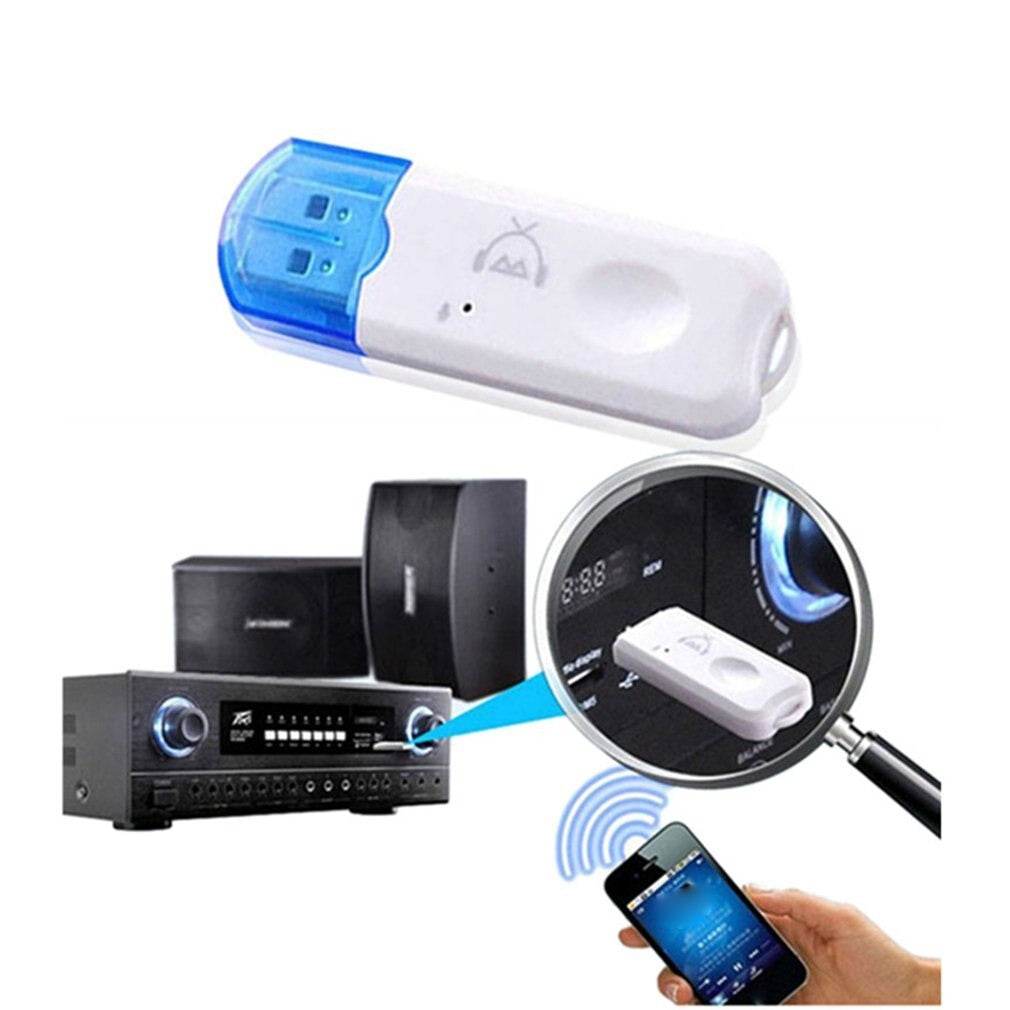 USB Bluetooth 2.1 Audio Receiver Stereo Adapter Wireless Handsfree Dongle Kit - Al-Raheem Imports