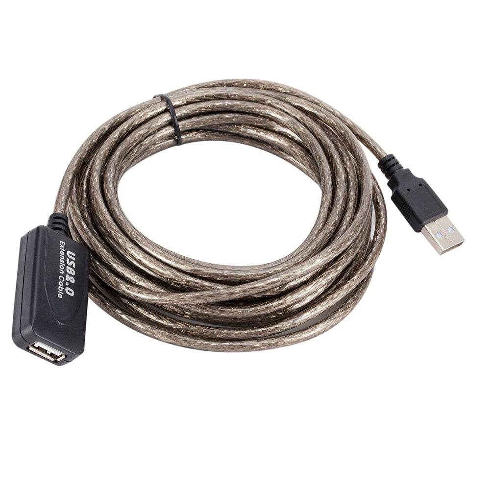 5M USB 2.0 Male To Female Built-In IC Dual Shielding USB Extension Cable - Al-Raheem Imports